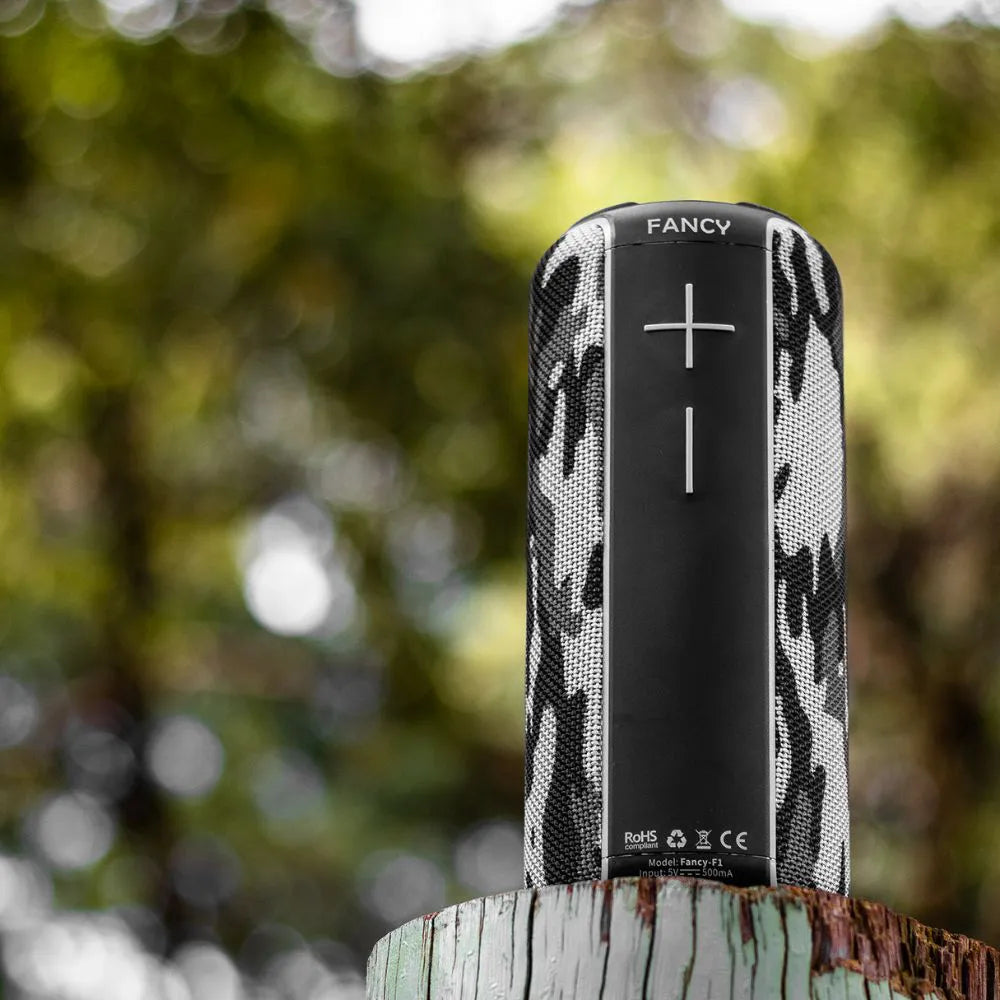 CAIXA DE SOM BLUETOOTH FANCY F1 À PROVA D'ÁGUA IPX7