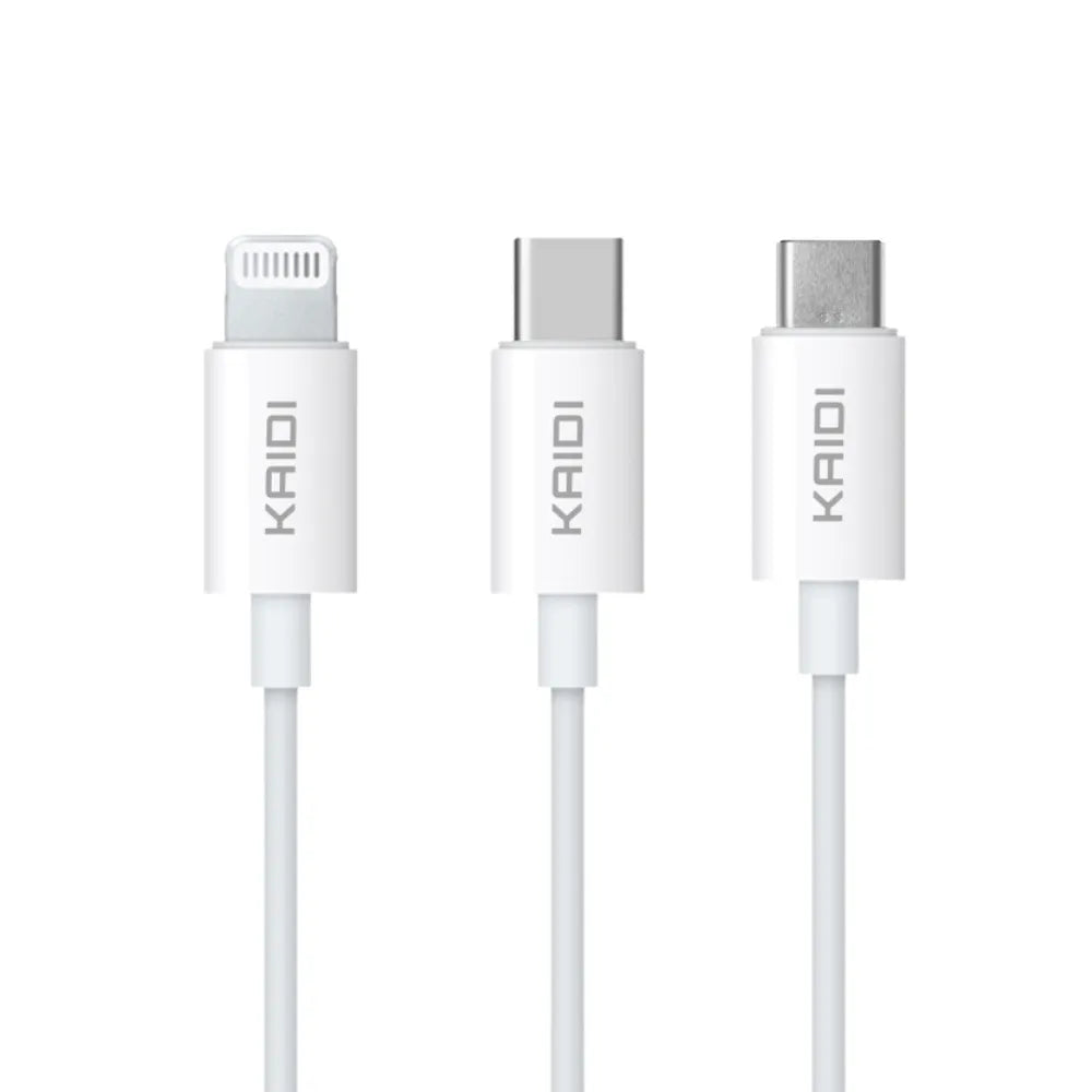 KIT CARREGADOR DE CELULAR 3A 20W + CABO - KAIDI - KD-670