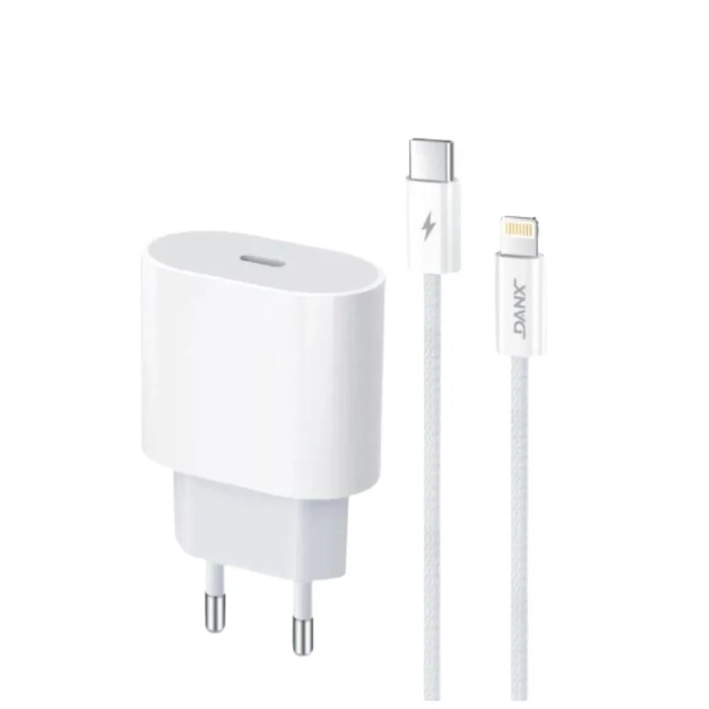 KIT CARREGADOR TURBO PD 20W USB-C + CABO - DANX