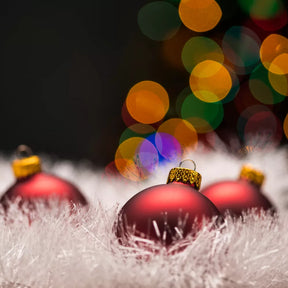 Kit 10 Festão De Natal Branco Cheio Decoração Enfeite Árvore