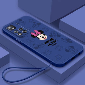 Case Xiaomi Disney Fãs com Cordão