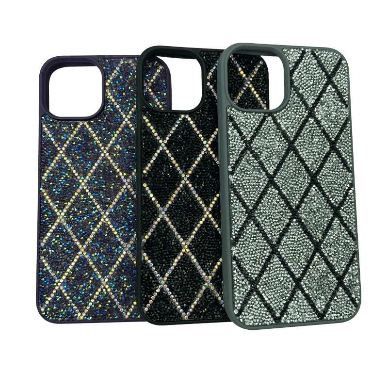 Capinha Luxo para Iphone com Pedras Brilhantes em Strass - Cores Sortidas