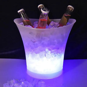 BALDE DE BEBIDAS COM CAIXA DE SOM BLUETOOTH LED RGB - AL-8707 - ALTOMEX