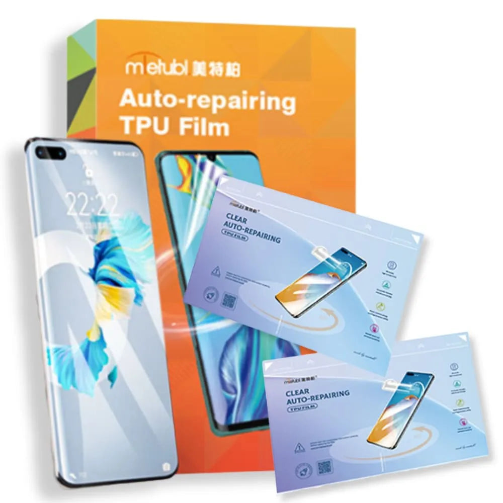 FOLHA DE PELÍCULA HIDROGEL AUTO-REPARO TRANSPARENTE HD CLEAR