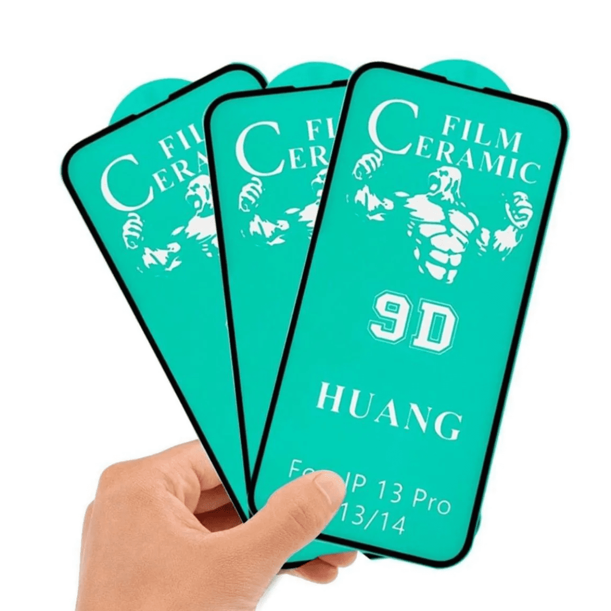 Kit 100 Películas de Cerâmica 9D - Modelos mais Vendidos
