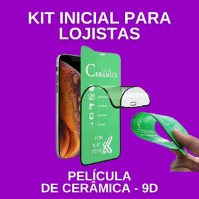 Kit com 400 Películas de Cerâmica 3D